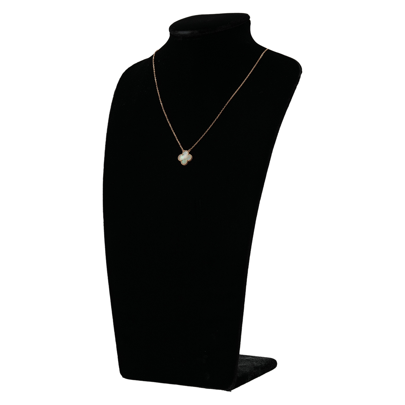 Van Cleef & Arpels(USED)반클리프앤아펠 빈티지 알함브라 네크리스 그레이자개
